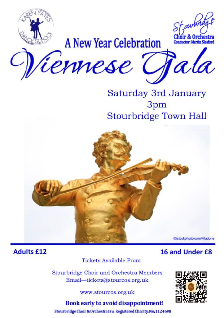 Poster for January 2026 Viennese Gala